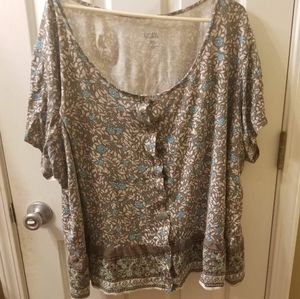 Only Nesesseties Floral Shirt